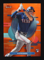 Dustin Harris 2025 Finest Orange Refractors #127 #19/20 RC at PristineAuction.com