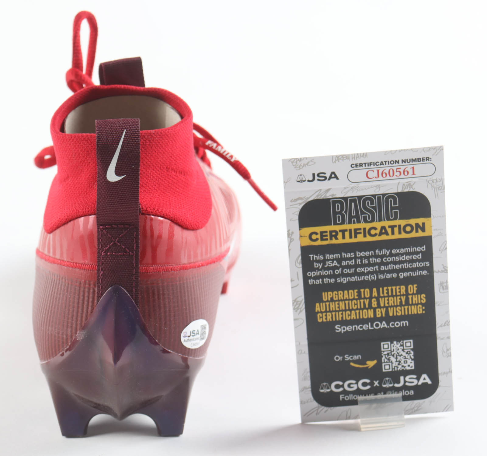 Ja'Marr Chase Signed Nike Cleat (JSA) at PristineAuction.com Ja'Marr Chase Signed Nike Cleat (JSA) at PristineAuction.com