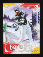 Frank Thomas 2025 Topps X Bob Ross The Joy of Baseball Bat on Ball Paint Splatter #BOB7 #93/99 at PristineAuction.com