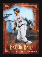 Miguel Cabrera 2025 Topps X Bob Ross The Joy of Baseball Bat on Ball #BOB6 at PristineAuction.com