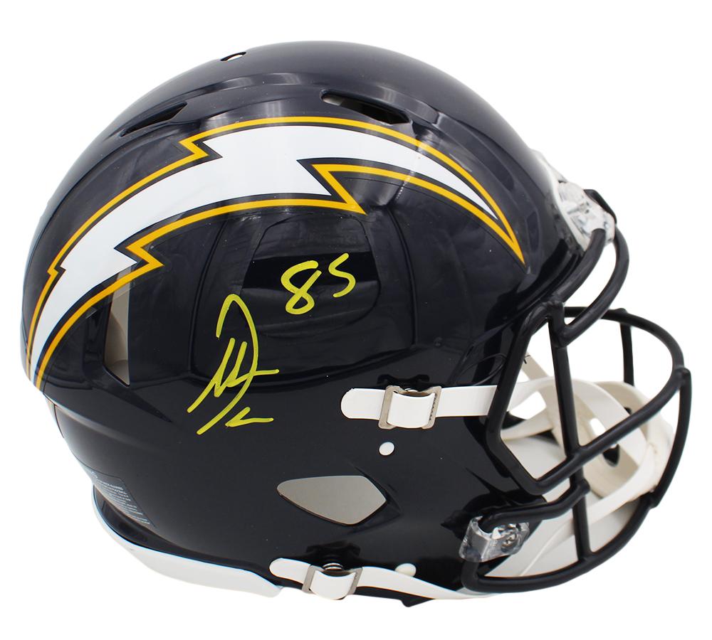 Antonio Gates Signed Chargers Full-Size Authentic On-Field Throwback Alternate Speed Helmet (Beckett) at PristineAuction.com Antonio Gates Signed Chargers Full-Size Authentic On-Field Throwback Alternate Speed Helmet (Beckett) at PristineAuction.com