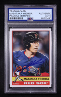 Masataka Yoshida Signed 2025 Topps Heritage #125 RC (PSA) at PristineAuction.com