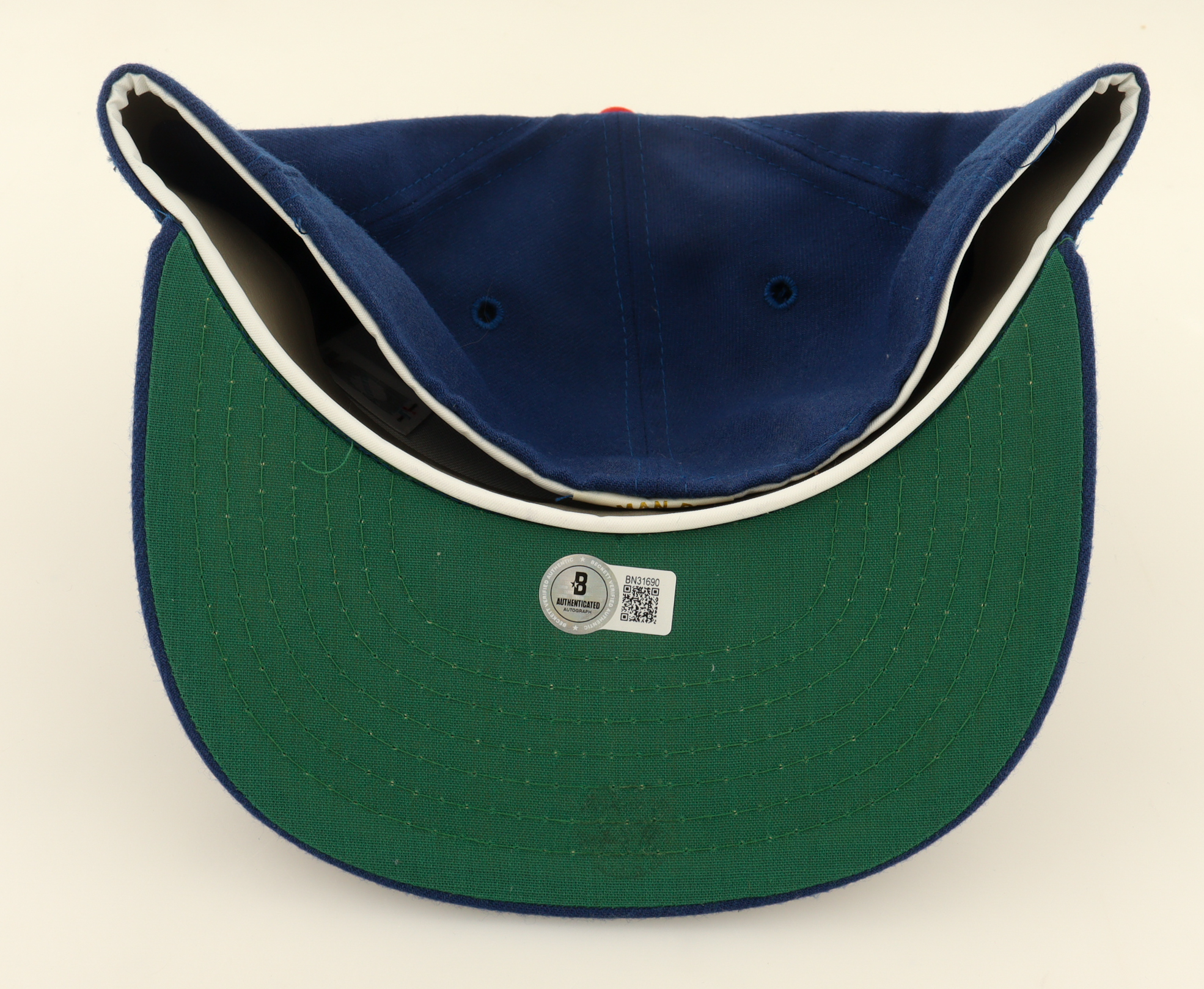 Johnny Mize Signed Giants Fitted Baseball Hat (Beckett) at PristineAuction.com Johnny Mize Signed Giants Fitted Baseball Hat (Beckett) at PristineAuction.com