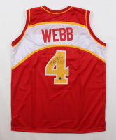 Spud Webb Signed Jersey (Authentic Ink) at PristineAuction.com