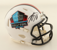 Adrian Peterson Signed Hall of Fame Logo Speed Mini Helmet (JSA) at PristineAuction.com