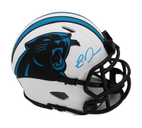 Rico Dowdle Signed Panthers Lunar Eclipse Alternate Speed Mini Helmet (Radtke) at PristineAuction.com