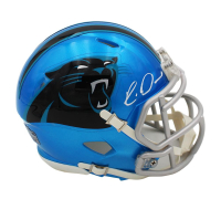 Rico Dowdle Signed Panthers Flash Alternate Speed Mini Helmet (Radtke) at PristineAuction.com