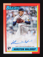 Hurston Waldrep 2025 Topps '90 Topps Autographs #90AHW RC at PristineAuction.com