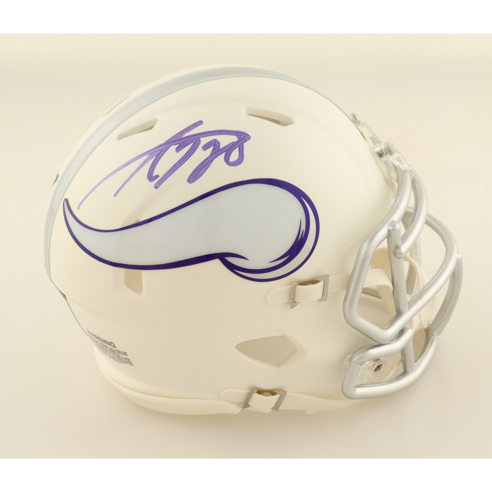 Adrian Peterson Signed Vikings Speed Mini Helmet (JSA) at PristineAuction.com