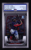 Michael Harris II Signed 2023 Bowman Chrome #31 RC (PSA) at PristineAuction.com