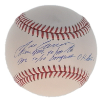 Jose Canseco Signed OML Baseball with Multiple Career Stat Inscriptions (JSA) at PristineAuction.com