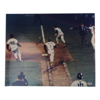 Mookie Wilson & Bill Buckner Signed Yankees 16x20 Photo Inscribed "Took It In 6!" & "10/25/86" (PSA) at PristineAuction.com