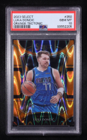 Luka Doncic 2023 Panini Select Orange Tectonic #350 (PSA 10) at PristineAuction.com