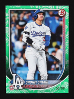 Shohei Ohtani 2025 Bowman Green Pattern #17 #53/99 at PristineAuction.com