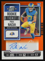 Puka Nacua 2023 Panini Contenders Optic Orange AU #194 #39/50 RC at PristineAuction.com