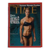 Dara Torres Signed 2008 Time Magazine (Palm Beach) at PristineAuction.com