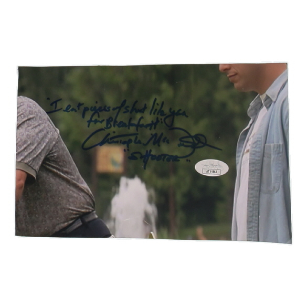 Christopher McDonald Signed "Happy Gilmore " Cut Photo Inscribed "Shooter" & "I Eat Pieces of S*** Like You For Breakfast" (JSA) at PristineAuction.com