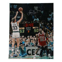 Larry Bird Signed Celtics 16x20 Photo (PSA) at PristineAuction.com