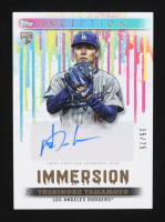 Yoshinobu Yamamoto 2024 Topps Inception Immersion Autographs #IAYY #35/75 RC at PristineAuction.com
