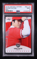 Shohei Ohtani 2018 Leaf Baseball Red #LB-01 RC #030/200 at PristineAuction.com