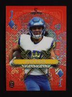 Puka Nacua 2024 Wild Card 5 Card Draw Stacked Deck Jack of Diamonds Mojo Red #SDPDPNN #2/2 at PristineAuction.com