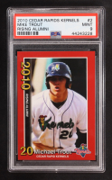 Mike Trout 2010 Cedar Rapids Kernels Rising Alumni Team Issue #2 RC (PSA 9) at PristineAuction.com