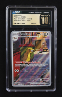 Gumshoos 2025 Pokemon TCG Mega Evolution #153 (CGC 10 | Pristine Black Label) at PristineAuction.com