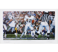 Ken Stabler LE Raiders "Undeniable" 19.5x26 Steve Skipper Collection Lithograph at PristineAuction.com