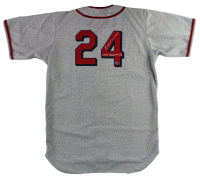 Evan Gattis Signed Braves Game-Used Jersey Inscribed "El Oso Blanco" & "Negro League Game Used" (Radtke) at PristineAuction.com