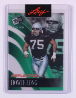Howie Long Leaf Press Pass Premium Green Reflector Pre-Production Proof #NNO #1/1 at PristineAuction.com