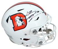 Bo Nix Signed Broncos Full-Size Authentic On-Field Alternate Speedflex Helmet (Beckett) at PristineAuction.com