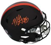 Myles Garrett Signed Browns Full-Size Authentic On-Field Alternate Speedflex Helmet (Beckett) at PristineAuction.com