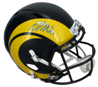 Davante Adams Signed Rams Full-Size Rivalries Alternate Speed Helmet (Beckett) at PristineAuction.com