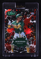 Jacob Wilson 2025 Wild Card Splat Prismatic Red #SBRED01JW RC #1/6 at PristineAuction.com