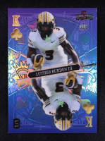 Luther Burden III 2024 Wild Card 5 Card Draw Stacked Deck King Of Clubs Blue #SDPC-LBN RC #1/1 at PristineAuction.com