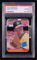 Mark McGwire 1987 Donruss #46 RC (PSA 8) at PristineAuction.com