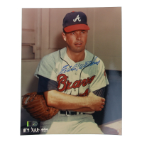 Eddie Mathews Signed Braves 8x10 Photo (AIV) at PristineAuction.com