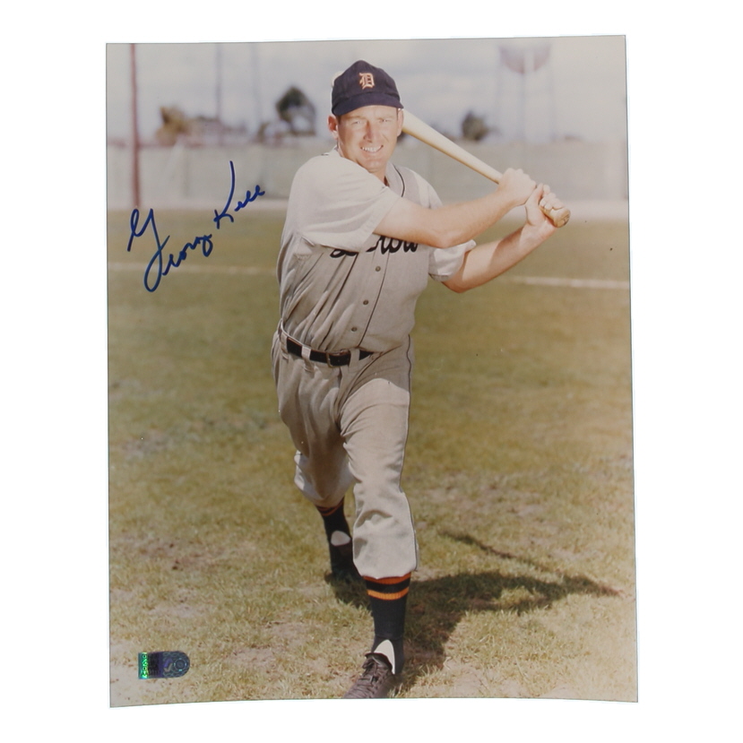 George Kell Signed Tigers 8x10 Photo (AIV) at PristineAuction.com George Kell Signed Tigers 8x10 Photo (AIV) at PristineAuction.com
