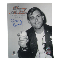 Denny McLain Signed Tigers 8x10 Photo Inscribed "Cy 68-69" (AIV) at PristineAuction.com