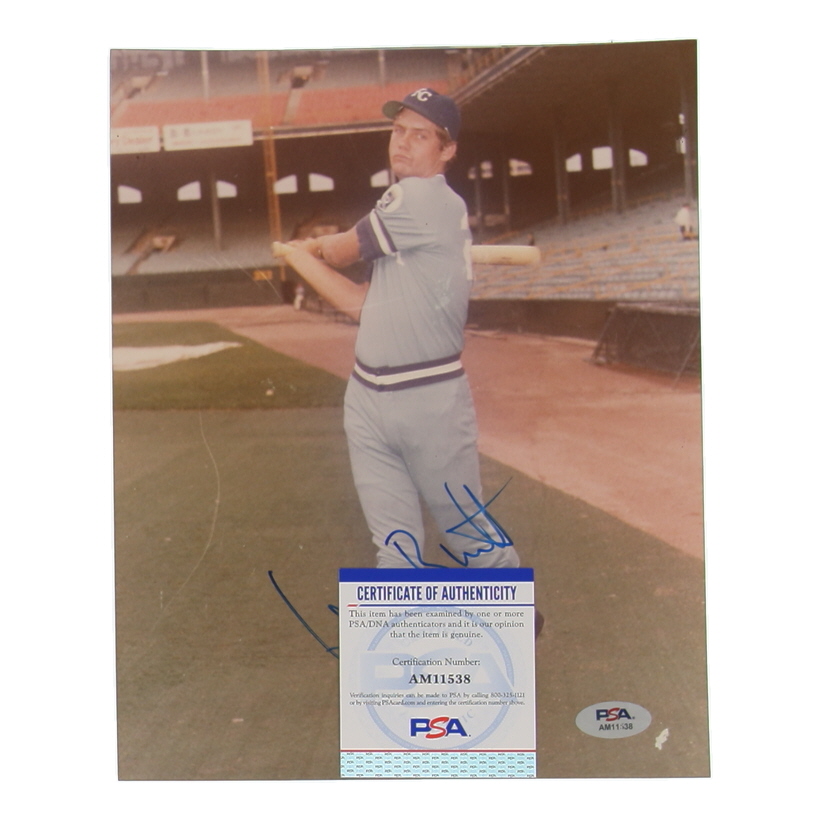 George Brett Signed Royals 8x10 Photo (PSA) at PristineAuction.com George Brett Signed Royals 8x10 Photo (PSA) at PristineAuction.com