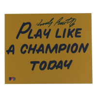 Rudy Ruettiger Signed Notre Dame Fighting Irish 8x10 Photo (AIV) at PristineAuction.com