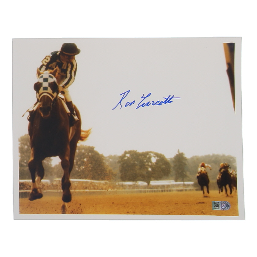 Ron Turcotte Signed 8x10 Photo (AIV) at PristineAuction.com Ron Turcotte Signed 8x10 Photo (AIV) at PristineAuction.com