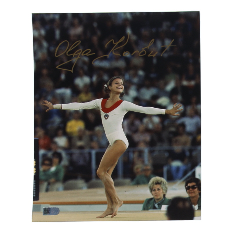 Olga Korbut Signed 8x10 Photo (AIV) at PristineAuction.com Olga Korbut Signed 8x10 Photo (AIV) at PristineAuction.com