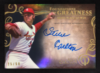 Steve Carlton 2015 Topps Tribute Foundations of Greatness Autographs Black #THENSC #25/50 at PristineAuction.com