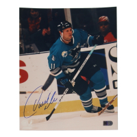 Owen Nolan Signed Sharks 8x10 Photo (AIV) at PristineAuction.com