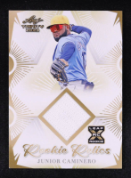 Junior Caminero 2023 Leaf Trinity Mega Box Rookie Relics #RR30 RC at PristineAuction.com