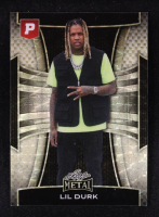 Lil Durk 2025 Leaf Metal Pristine Auction Collection Super Prismatic Gold #329 #1/1 at PristineAuction.com