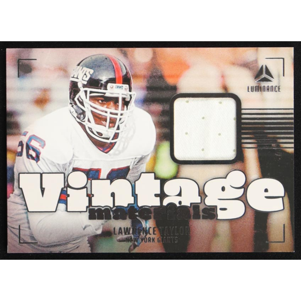 Lawrence Taylor 2024 Panini Luminance Vintage Materials #12 at PristineAuction.com