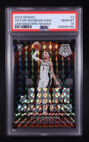 Victor Wembanyama 2023-24 Panini Mosaic Jam Masters Mosaic #3 RC (PSA 10) at PristineAuction.com