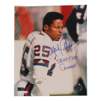 Mark Collins Signed Giants 8x10 Photo Inscribed "SB XXI & XXV Champs" (AIV) at PristineAuction.com